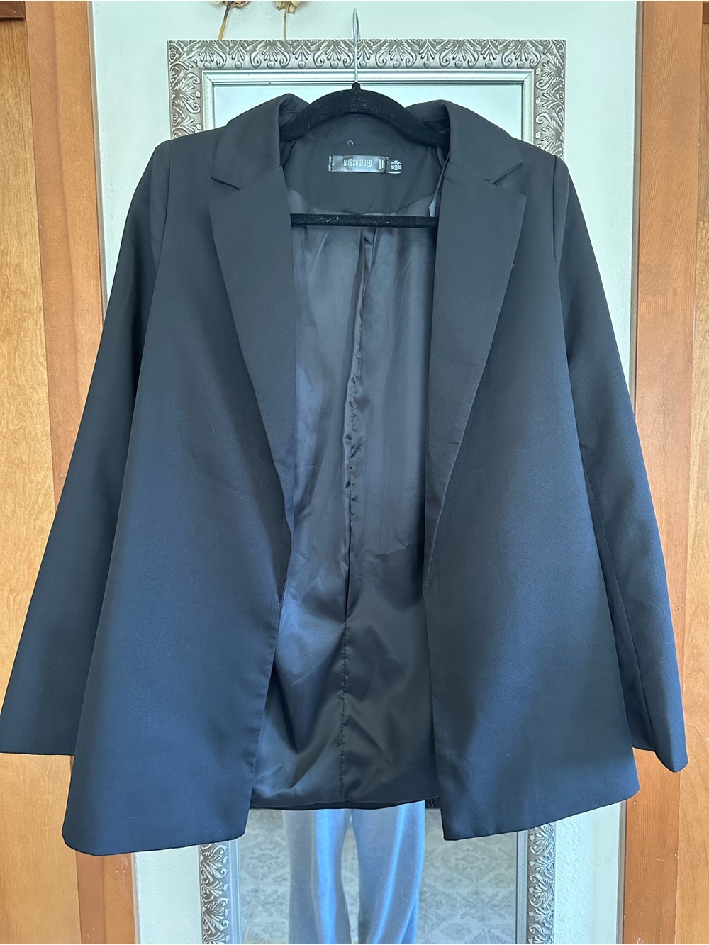 Missguided Black Tailored Blazer Jacket